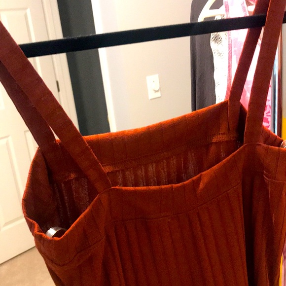 Cute Rustic Orange Dress - Picture 3 of 4